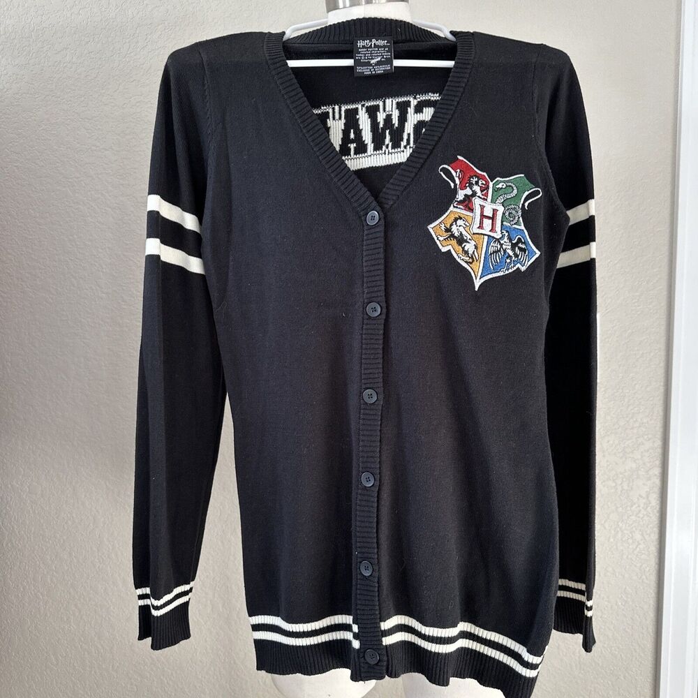 Harry Potter Black Cardigan Women's Size Medium Uniform Hogwarts
